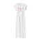 Gaelle Abito lungo Abito Donna lungo con logo Bianco - Francavilla Moda